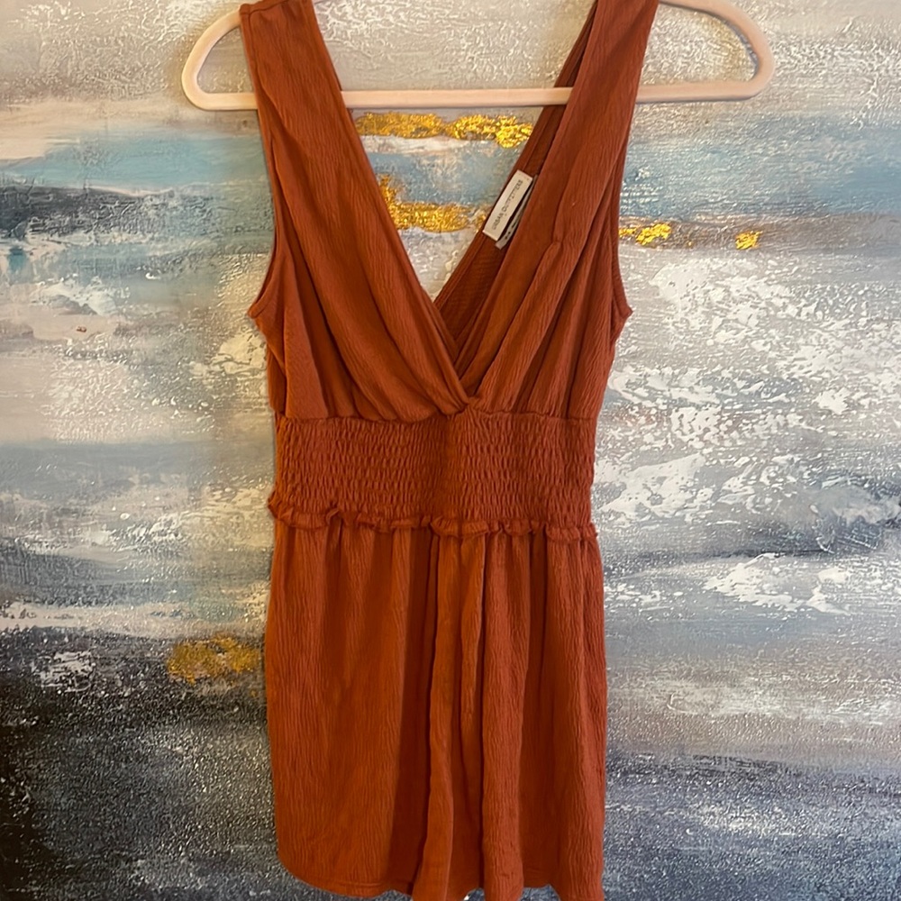 Orange Urban Outfitter Romper